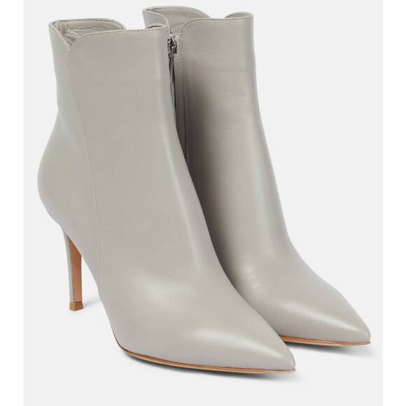 Gianvito Rossi Levy 85mm Ankle Boots in Shadow 39.5 - Picture 1 of 5